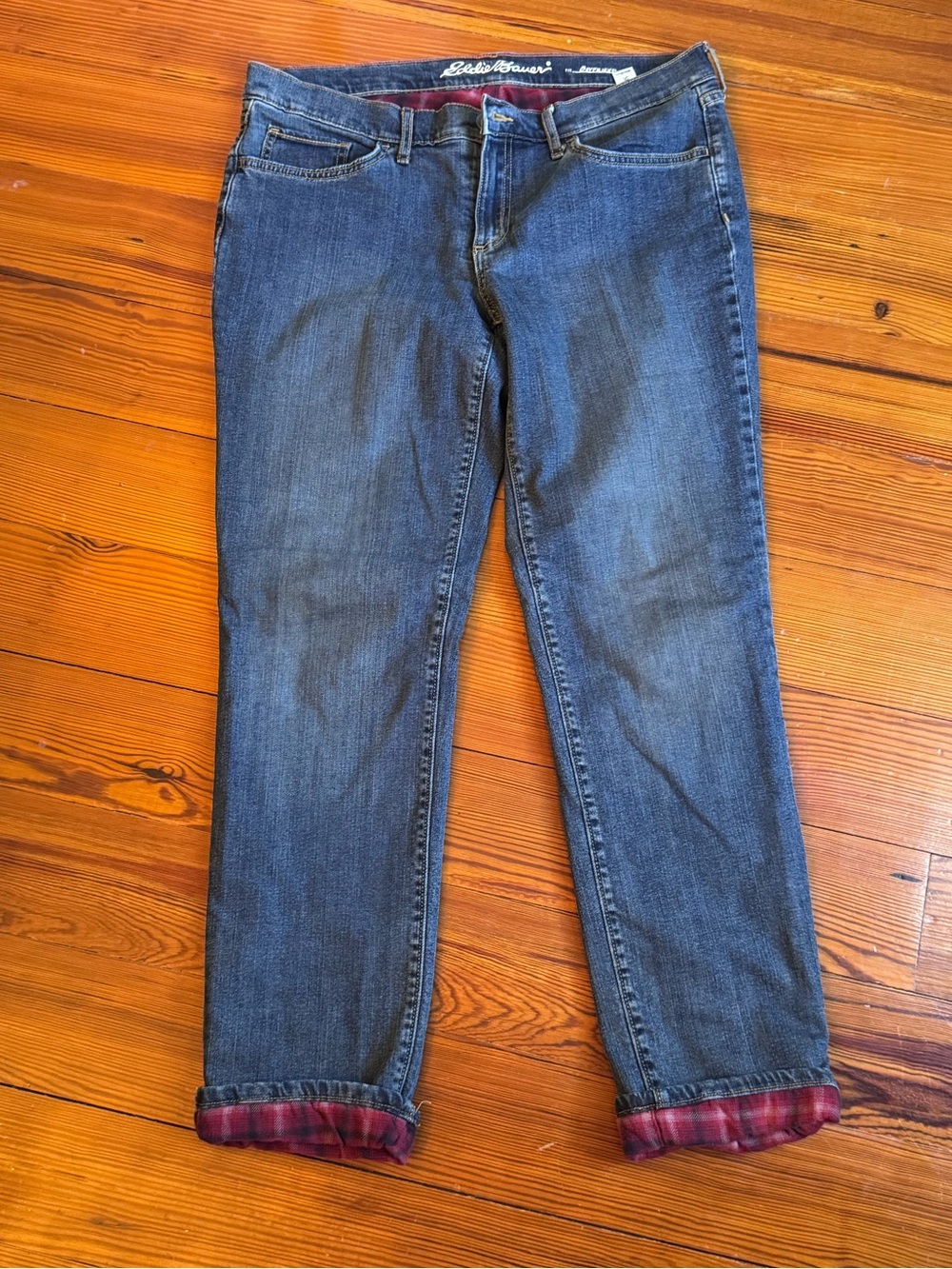 Eddie Bauer Flannel Lined Jeans